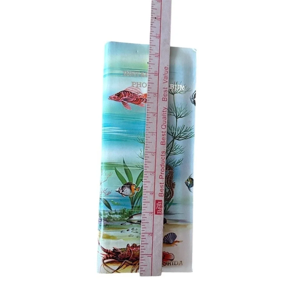 Vintage Florida Underwater Sea Life‎ Instamatic Photo Album Mini Wallet